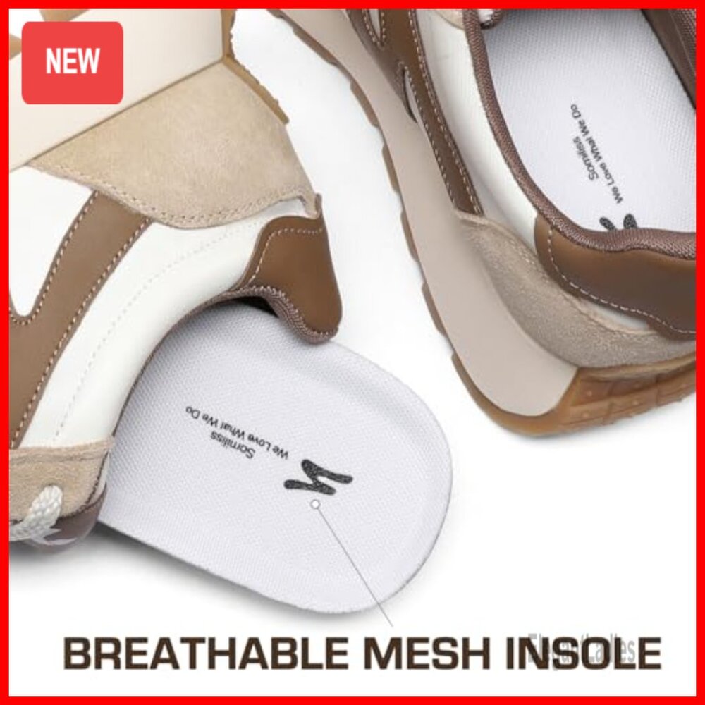 Platform Sneakers Suede Patchwork Non-Slip Walkin… - image 5